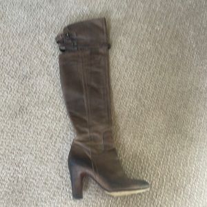 Sam Edelman over the knee boots gray washed boots